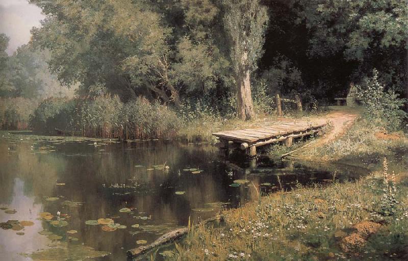 unknow artist Overgrown Pond